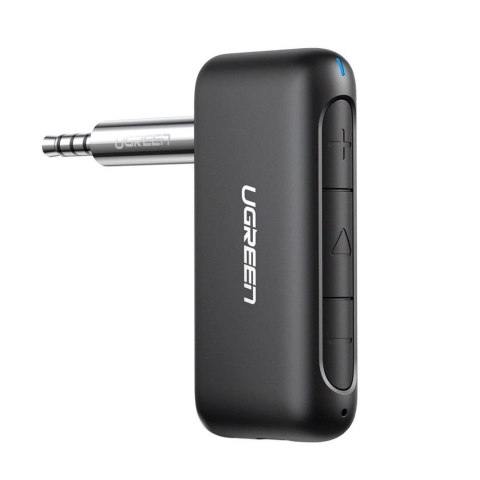 Ugreen odbiornik dźwięku Bluetooth 5.0 audio AUX mini jack do samochodu czarny (70303) Ugreen odbiornik dźwięku Bluetooth 5.0 audio AUX mini jack do samochodu czarny (70303)