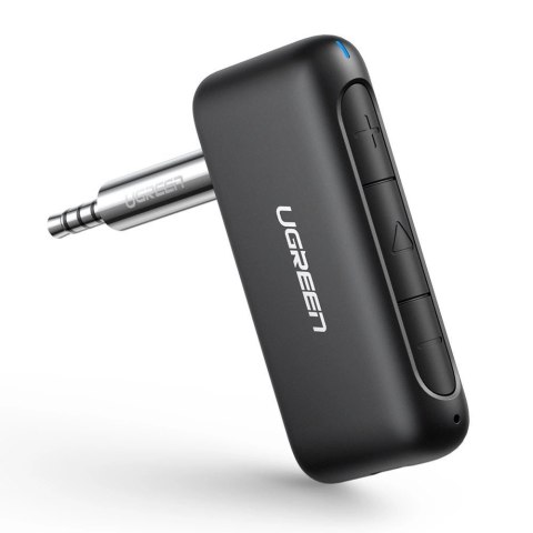 Ugreen odbiornik dźwięku Bluetooth 5.0 audio AUX mini jack do samochodu czarny (70303) Ugreen odbiornik dźwięku Bluetooth 5.0 audio AUX mini jack do samochodu czarny (70303)