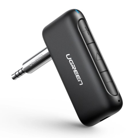 Ugreen odbiornik dźwięku Bluetooth 5.0 audio AUX mini jack do samochodu czarny (70303) Ugreen odbiornik dźwięku Bluetooth 5.0 audio AUX mini jack do samochodu czarny (70303)