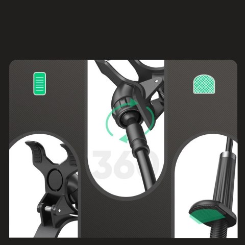 Ugreen uniwersalny uchwyt stojak podstawka na telefon tablet (do 12cm szerokości) statyw lazy holder z elastycznym ramieniem bia Ugreen uniwersalny uchwyt stojak podstawka na telefon tablet (do 12cm szerokości) statyw lazy holder z elastycznym ramieniem bia