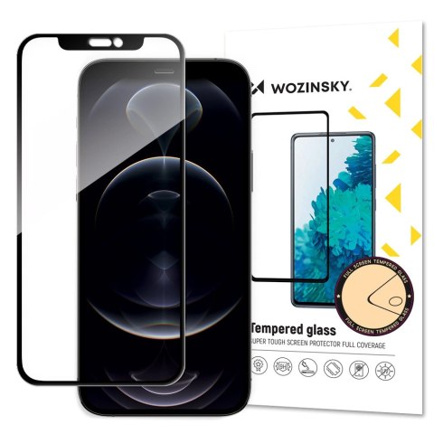 Wozinsky super wytrzymałe szkło hartowane Full Glue na cały ekran z ramką Case Friendly iPhone 13 mini czarny Wozinsky super wytrzymałe szkło hartowane Full Glue na cały ekran z ramką Case Friendly iPhone 13 mini czarny