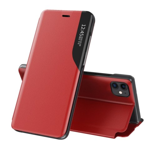 Eco Leather View Case elegancki futerał etui z klapką i funkcją podstawki iPhone 13 czerwony Eco Leather View Case elegancki futerał etui z klapką i funkcją podstawki iPhone 13 czerwony