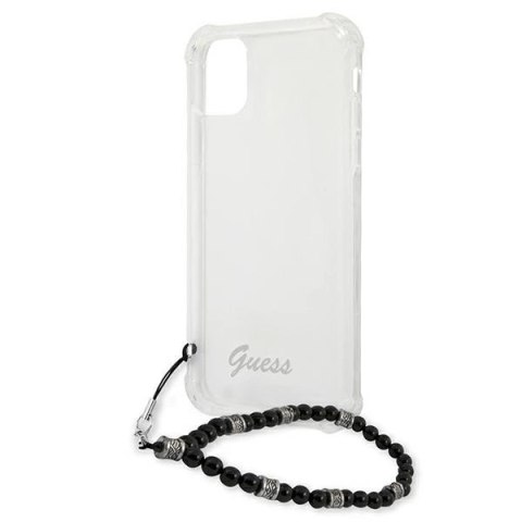 Etui Guess Black Pearl na iPhone 12 Pro Max - przezroczyste