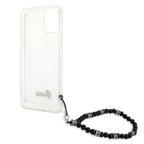 Etui Guess Black Pearl na iPhone 12 Pro Max - przezroczyste