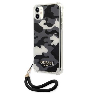 Etui Guess Camo Collection na iPhone 11 / Xr - czarne