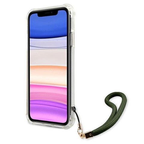 Etui Guess Camo Collection na iPhone 11 / Xr - zielone