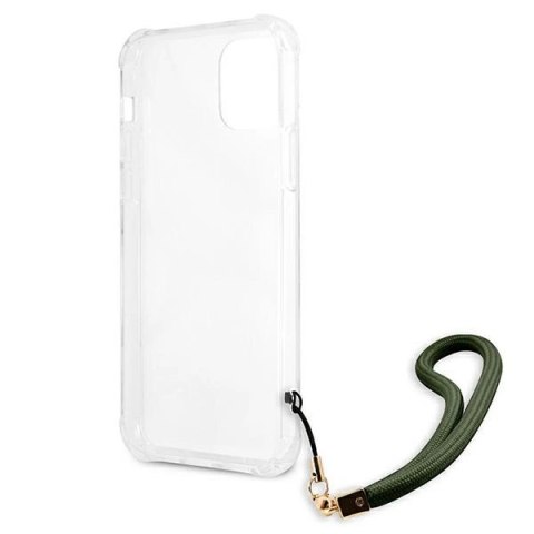 Etui Guess Camo Collection na iPhone 12 Pro Max - zielone