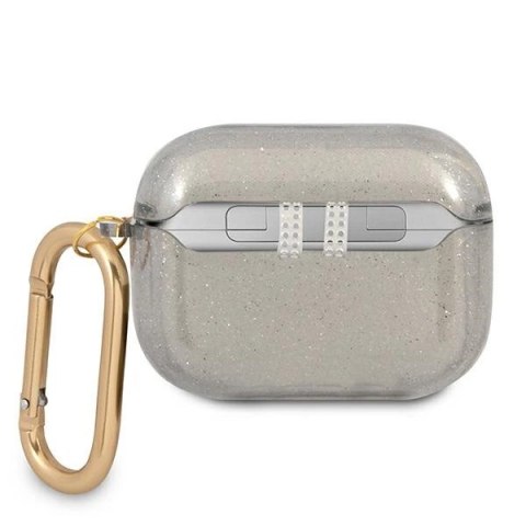 Etui Guess Glitter Collection na AirPods Pro - czarne
