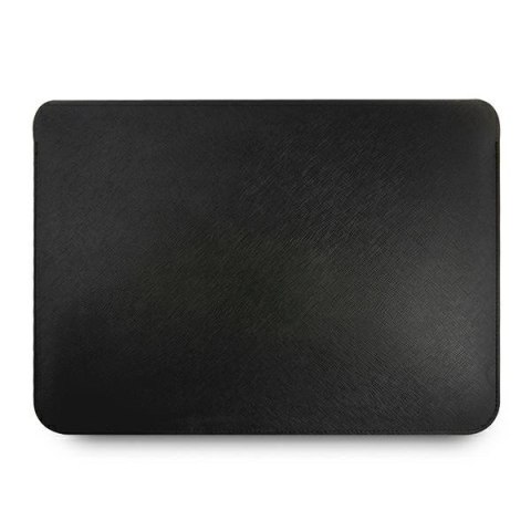Pokrowiec Guess Saffiano Script na laptopa 13'' - czarny