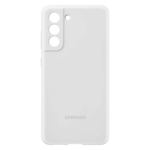 Samsung Silicone Cover gumowe silikonowe etui pokrowiec Samsung Galaxy S21 FE biały (EF-PG990TWEGWW) Samsung Silicone Cover gumowe silikonowe etui pokrowiec Samsung Galaxy S21 FE biały (EF-PG990TWEGWW)
