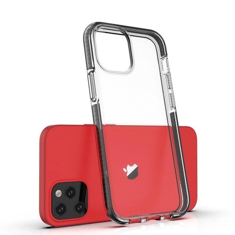 Spring Case pokrowiec żelowe etui z kolorową ramką do iPhone 13 Pro czarny Spring Case pokrowiec żelowe etui z kolorową ramką do iPhone 13 Pro czarny