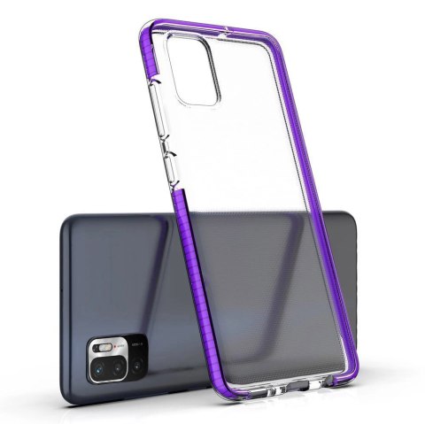 Spring Case pokrowiec żelowe etui z kolorową ramką do Xiaomi Redmi Note 10 5G / Poco M3 Pro miętowy Spring Case pokrowiec żelowe etui z kolorową ramką do Xiaomi Redmi Note 10 5G / Poco M3 Pro miętowy