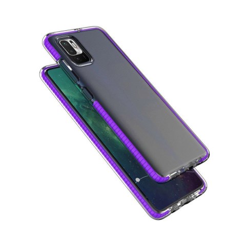 Spring Case pokrowiec żelowe etui z kolorową ramką do Xiaomi Redmi Note 10 5G / Poco M3 Pro miętowy Spring Case pokrowiec żelowe etui z kolorową ramką do Xiaomi Redmi Note 10 5G / Poco M3 Pro miętowy