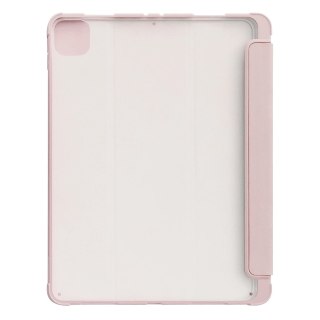 Stand Tablet Case etui Smart Cover pokrowiec na iPad Pro 12.9'' 2021 z funkcją podstawki różowy