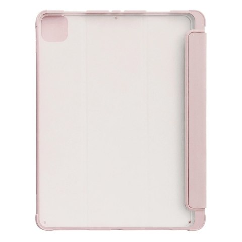Stand Tablet Case etui Smart Cover pokrowiec na iPad Pro 12.9'' 2021 z funkcją podstawki różowy Stand Tablet Case etui Smart Cover pokrowiec na iPad Pro 12.9'' 2021 z funkcją podstawki różowy