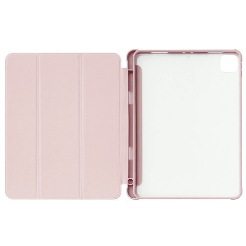 Stand Tablet Case etui Smart Cover pokrowiec na iPad Pro 12.9'' 2021 z funkcją podstawki różowy Stand Tablet Case etui Smart Cover pokrowiec na iPad Pro 12.9'' 2021 z funkcją podstawki różowy