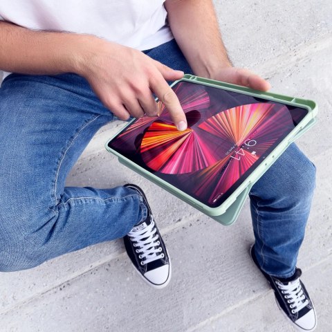 Stand Tablet Case etui Smart Cover pokrowiec na iPad Pro 12.9'' 2021 z funkcją podstawki różowy Stand Tablet Case etui Smart Cover pokrowiec na iPad Pro 12.9'' 2021 z funkcją podstawki różowy