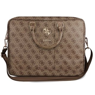 Torba Guess 4G Big Logo na laptopa 16'' - brązowa