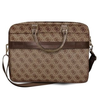 Torba Guess 4G Big Logo na laptopa 16'' - brązowa