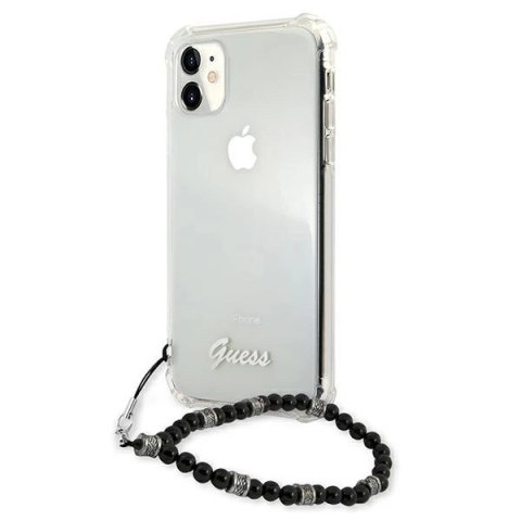 Etui Guess Black Pearl na iPhone 11 6,1" / Xr - przezroczyste