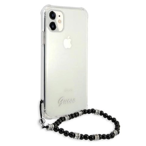 Etui Guess Black Pearl na iPhone 11 6,1" / Xr - przezroczyste