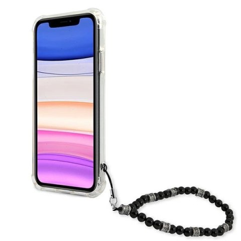 Etui Guess Black Pearl na iPhone 11 6,1" / Xr - przezroczyste