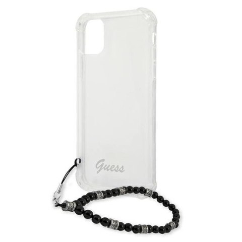 Etui Guess Black Pearl na iPhone 12 / iPhone 12 Pro - przezroczyste