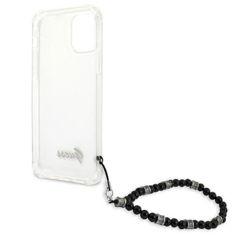 Etui Guess Black Pearl na iPhone 12 / iPhone 12 Pro - przezroczyste