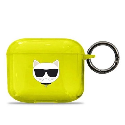 Etui Karl Lagerfeld Choupette na AirPods 3 - żółte Etui Karl Lagerfeld Choupette na AirPods 3 - żółte