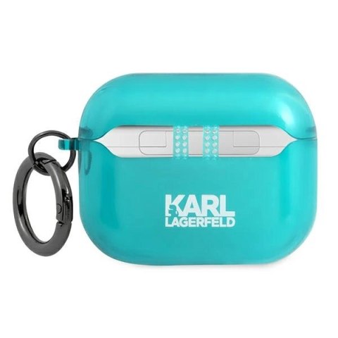 Etui Karl Lagerfeld Choupette na AirPods Pro - niebieskie Etui Karl Lagerfeld Choupette na AirPods Pro - niebieskie