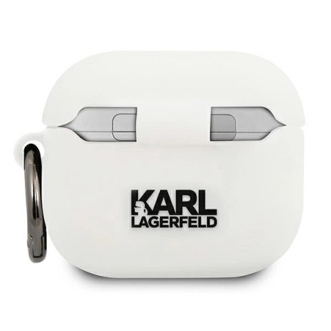 Etui Karl Lagerfeld Silicone Choupette na AirPods 3 - białe Etui Karl Lagerfeld Silicone Choupette na AirPods 3 - białe