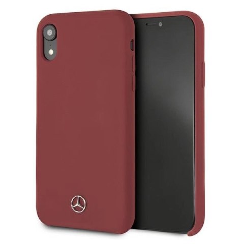 Etui Mercedes Silicone Line na iPhone Xr - czerwone Etui Mercedes Silicone Line na iPhone Xr - czerwone