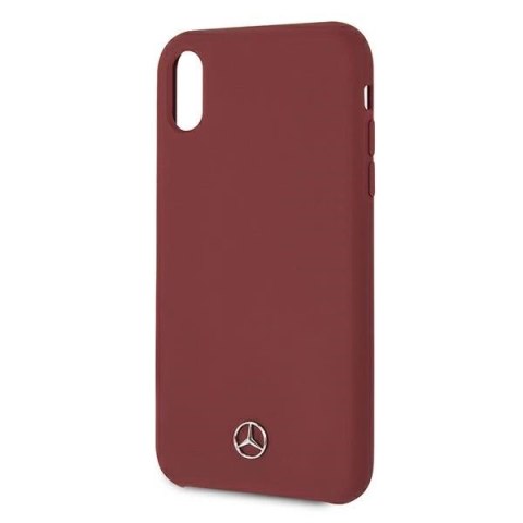 Etui Mercedes Silicone Line na iPhone Xr - czerwone Etui Mercedes Silicone Line na iPhone Xr - czerwone