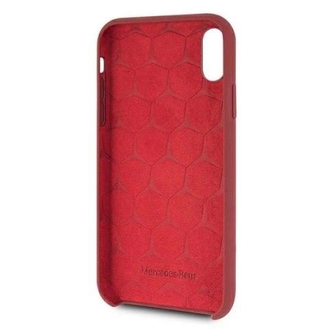 Etui Mercedes Silicone Line na iPhone Xr - czerwone Etui Mercedes Silicone Line na iPhone Xr - czerwone