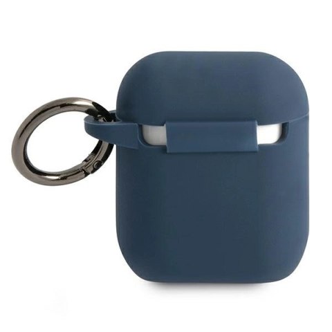 Etui U.S. Polo Assn. Silicone Collection na AirPods 1/2 - granatowe Etui U.S. Polo Assn. Silicone Collection na AirPods 1/2 - granatowe