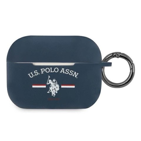 Etui U.S. Polo Assn. Silicone Collection na AirPods Pro - granatowe Etui U.S. Polo Assn. Silicone Collection na AirPods Pro - granatowe