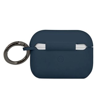 Etui U.S. Polo Assn. Silicone Collection na AirPods Pro - granatowe