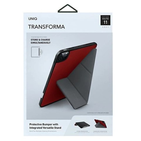 Etui UNIQ Transforma na iPad Pro 11'' (2021) - czerwone