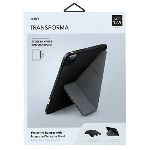 Etui UNIQ Transforma na iPad Pro 12.9'' (2021) - czarne Etui UNIQ Transforma na iPad Pro 12.9'' (2021) - czarne