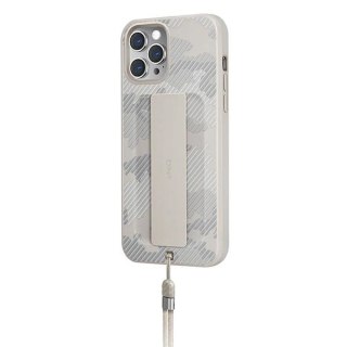 Etui Uniq Heldro na iPhone 12 Pro Max - beżowe moro