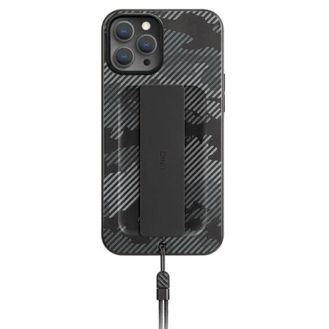Etui Uniq Heldro na iPhone 12 Pro Max - czarne moro Etui Uniq Heldro na iPhone 12 Pro Max - czarne moro