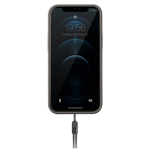Etui Uniq Heldro na iPhone 12 / iPhone 12 Pro - czarne moro Etui Uniq Heldro na iPhone 12 / iPhone 12 Pro - czarne moro