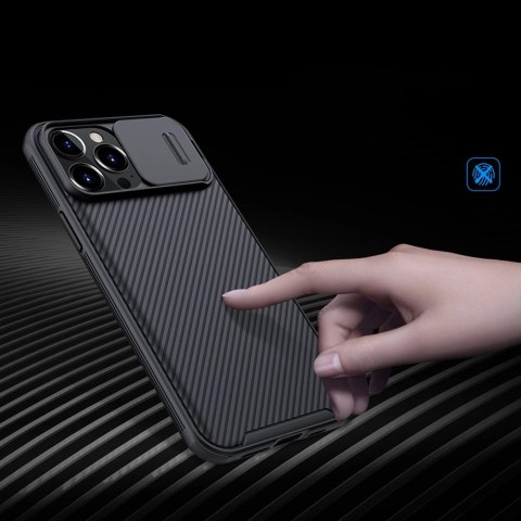 Nillkin CamShield Pro Case pancerne etui pokrowiec osłona na aparat kamerę iPhone 13 Pro Max czarny Nillkin CamShield Pro Case pancerne etui pokrowiec osłona na aparat kamerę iPhone 13 Pro Max czarny