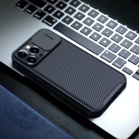 Nillkin CamShield Pro Case pancerne etui pokrowiec osłona na aparat kamerę iPhone 13 Pro Max czarny Nillkin CamShield Pro Case pancerne etui pokrowiec osłona na aparat kamerę iPhone 13 Pro Max czarny