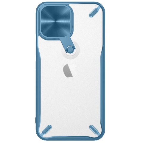 Nillkin Cyclops Case wytrzymałe etui z osłoną na aparat i składaną podstawką iPhone 13 Pro Max niebieski Nillkin Cyclops Case wytrzymałe etui z osłoną na aparat i składaną podstawką iPhone 13 Pro Max niebieski