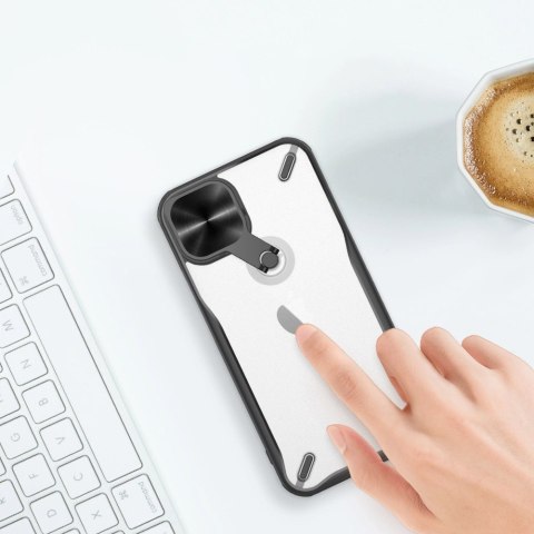 Nillkin Cyclops Case wytrzymałe etui z osłoną na aparat i składaną podstawką iPhone 13 czarny Nillkin Cyclops Case wytrzymałe etui z osłoną na aparat i składaną podstawką iPhone 13 czarny