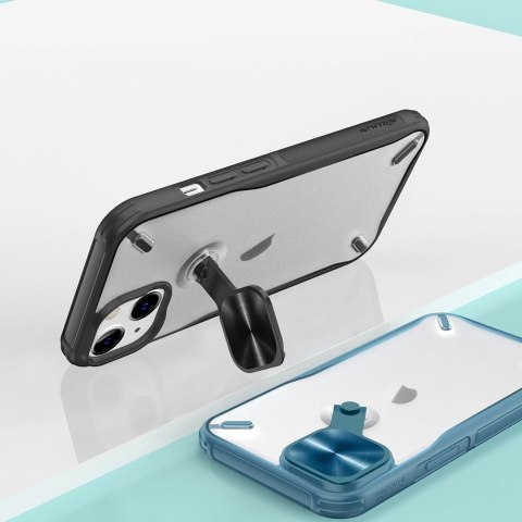 Nillkin Cyclops Case wytrzymałe etui z osłoną na aparat i składaną podstawką iPhone 13 czarny Nillkin Cyclops Case wytrzymałe etui z osłoną na aparat i składaną podstawką iPhone 13 czarny