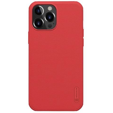 Nillkin Super Frosted Shield Pro wytrzymałe etui pokrowiec iPhone 13 Pro Max czerwony Nillkin Super Frosted Shield Pro wytrzymałe etui pokrowiec iPhone 13 Pro Max czerwony