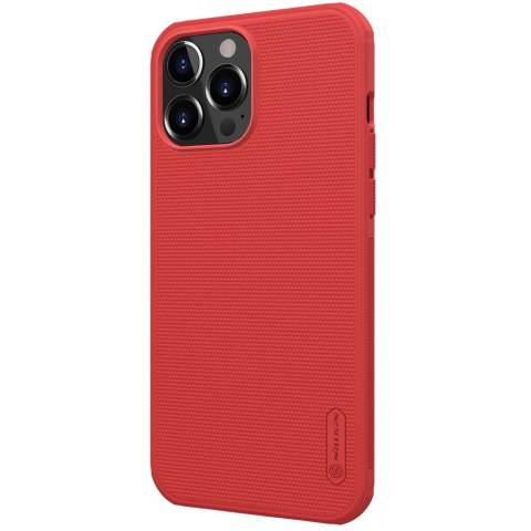 Nillkin Super Frosted Shield Pro wytrzymałe etui pokrowiec iPhone 13 Pro Max czerwony Nillkin Super Frosted Shield Pro wytrzymałe etui pokrowiec iPhone 13 Pro Max czerwony