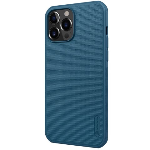 Nillkin Super Frosted Shield Pro wytrzymałe etui pokrowiec iPhone 13 Pro Max niebieski Nillkin Super Frosted Shield Pro wytrzymałe etui pokrowiec iPhone 13 Pro Max niebieski